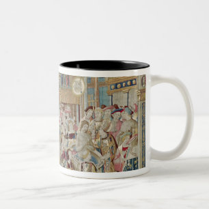 Das Leben von Bischof St. Remigius von Reims Zweifarbige Tasse