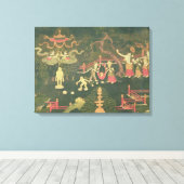 Das Leben von Buddha Shakyamuni Leinwanddruck (Insitu (Holzboden))