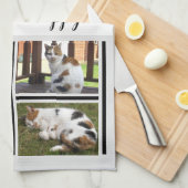 Das Leben von Kaffeekästen ist fabelhaft schwarze Geschirrtuch (Viertel Falte)