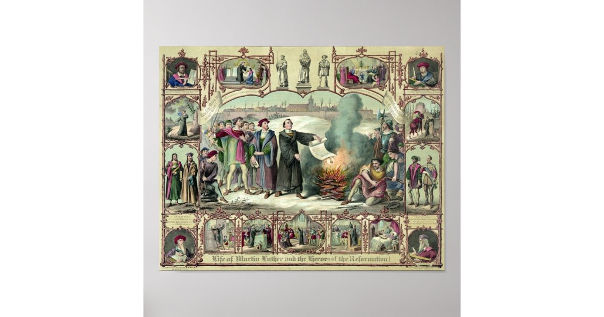 Das Leben von Martin Luther Poster | Zazzle.de