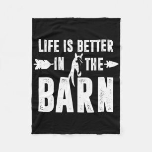 Das Leben von Pferden, die Lover spenden, ist bess Fleecedecke