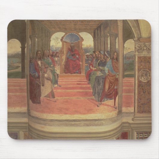 Das Leben von St. Benedict (Fresko) (Detail) Mousepad (Vorne)
