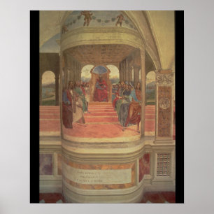 Das Leben von St. Benedict (Fresko) (Detail) Poster
