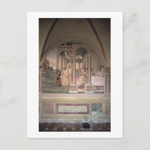 Das Leben von St. Benedikt (Fresko) (Detail) 3 Postkarte
