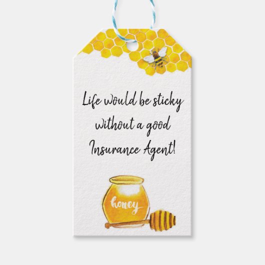 Das Leben wäre ein klebriger Agent für Versicherun Geschenkanhänger (Vorderseite)