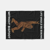 Das Leben wäre langweilig, ohne dass man sich auf  Fleecedecke (Vorderseite (Horizontal))