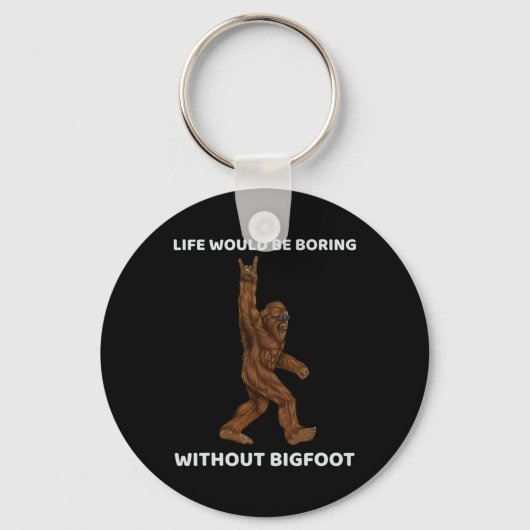 Das Leben wäre langweilig, ohne dass man sich auf  Schlüsselanhänger (Rückseite)