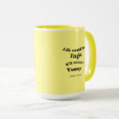 Das Leben wäre tragisch....Hawking Quote-Tasse Tasse (VorderseiteRechts)