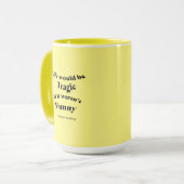 Das Leben wäre tragisch....Hawking Quote-Tasse Tasse (Vorderseite Links)