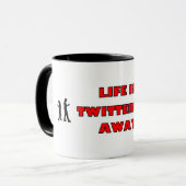 DAS LEBEN WEIST DIE Tasse AB (Vorderseite Links)
