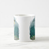 Das Leben wird besser durch das Campfire-Camping Kaffeetasse (Mittel)