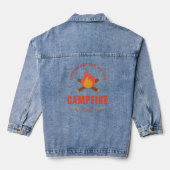 Das Leben wird besser durch das Campfire Jeansjacke (Rückseite)