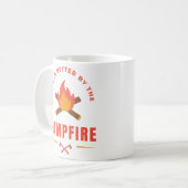 Das Leben wird besser durch das Campfire Kaffeetasse (Vorderseite Links)
