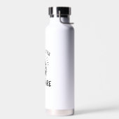 Das Leben wird besser durch das Lagerfeuer Trinkflasche (Links)