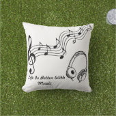 Das Leben wird besser mit dem Kissen des Kopfkisse (Golfball-Marker)