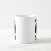 Das Leben wird durch das Lagerfeuer besser Kaffeetasse (Mittel)