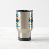 Das Leben wird durch den Pool cool Reisebecher (Mittel)