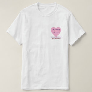 Das Leben wird durch Leistung geschaffen   Herzfor T-Shirt