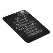 Das Leben wird nicht an den Atemzügen gemessen, di Magnet (Rechte Seite)