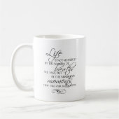 Das Leben wird nicht durch den Atem gemessen, den Kaffeetasse (Links)