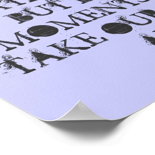 "DAS LEBEN WIRD NICHT DURCH DIE ANZAHL DER BRÜDER POSTER (Ecke)