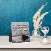 Das Leben wird nicht gemessen Fotoplatte (InSitu)