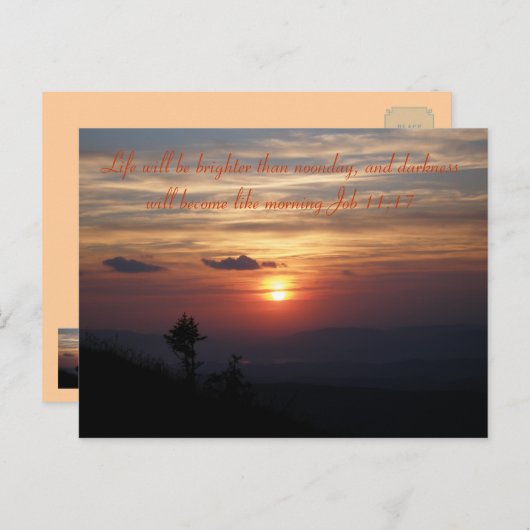 "Das Leben wird..." - Postkarte (Vorne/Hinten)