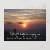 "Das Leben wird..." - Postkarte (Vorderseite)