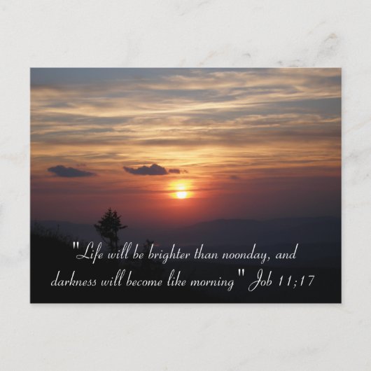 "Das Leben wird..." - Postkarte (Vorderseite)