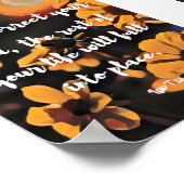 Das Leben wird zu einem Zitat werden Poster (Ecke)