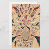 Das lebendige afrikanische Kaleidoskop: Ein Peachy Briefpapier (Vorne/Hinten)