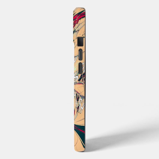 Das lebendige afrikanische Kaleidoskop: Ein Peachy Case-Mate iPhone Hülle (Rückseite / Links)