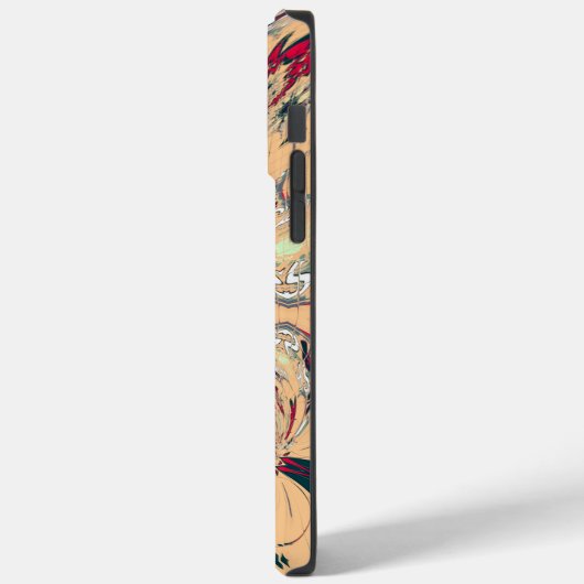 Das lebendige afrikanische Kaleidoskop: Ein Peachy Case-Mate iPhone Hülle (Rückseite / Links)