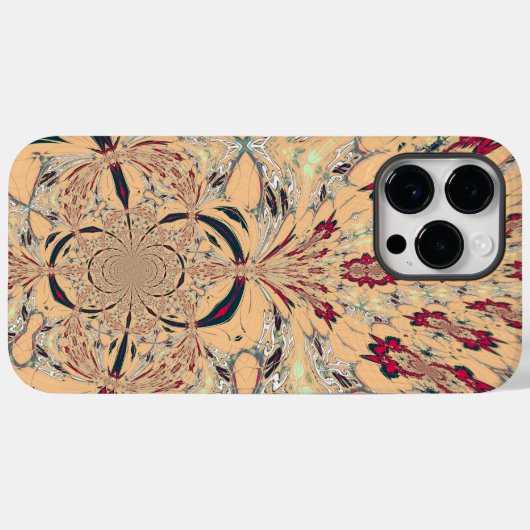 Das lebendige afrikanische Kaleidoskop: Ein Peachy Case-Mate iPhone Hülle (Rückseite (Horizontal))