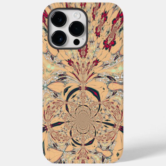 Das lebendige afrikanische Kaleidoskop: Ein Peachy Case-Mate iPhone Hülle (Rückseite)