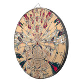 Das lebendige afrikanische Kaleidoskop: Ein Peachy Dartscheibe (Vorderseite rechts)