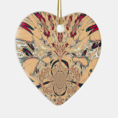 Das lebendige afrikanische Kaleidoskop: Ein Peachy Keramikornament (Rechts)