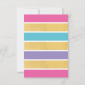 Das lebendige Flamingo Tropical Birthday Pool Part Einladung (Rückseite)