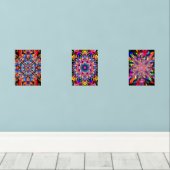 Das lebendige Kaleidoskop Art Print Set (Holzboden)