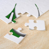 Das lebendige Kaleidoskop der Republik Kenia Schil Puzzle (Seite)