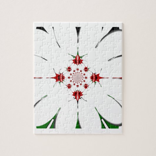 Das lebendige Kaleidoskop der Republik Kenia Schil Puzzle (Vertikal)