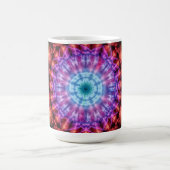 Das lebendige Kaleidoskop Mandala Kunst und Kultur Kaffeetasse (Mittel)