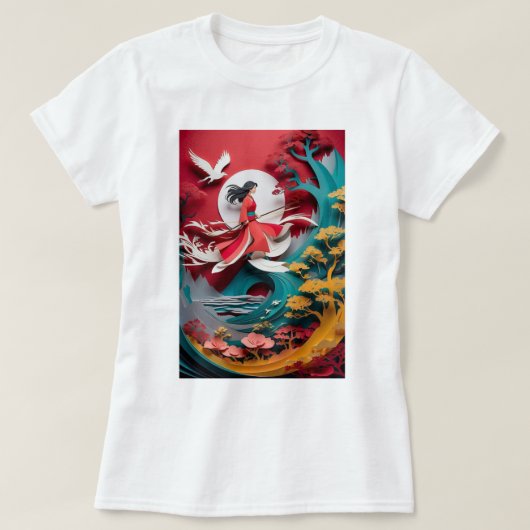 Das lebendige Mädchen T-Shirt (Design vorne)