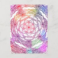 Das lebendige Mandala Colorful Chic Pink Stilvolle