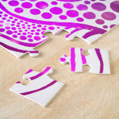 Das lebendige Mandala Colorful Chic Pink Stilvolle Puzzle (Seite)