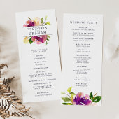 Das lebendige Programm zur Hochzeit von Bloom