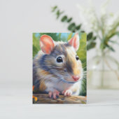 Das lebendige Ratsportrait im Impressionismus Postkarte (Stehend Vorderseite)