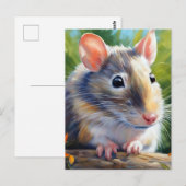 Das lebendige Ratsportrait im Impressionismus Postkarte (Vorne/Hinten)