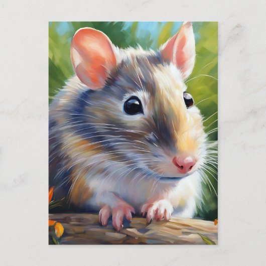 Das lebendige Ratsportrait im Impressionismus Postkarte (Vorderseite)
