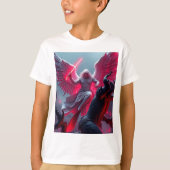 Das lebendige St. Michael-das Erzengel-Kid-T-Shirt T-Shirt (Vorderseite)
